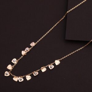 750 Rose Gold Leaf Design Tanmaniya RTM112