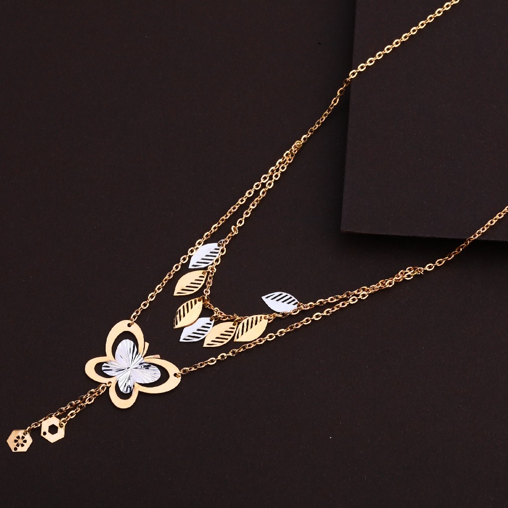 750 Rose Gold Butterfly Design Tanmaniya RTM110