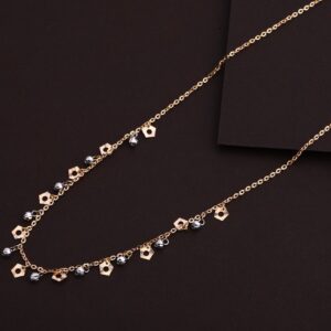 18KT Rose Gold Classic Hallmark Necklace RTM123
