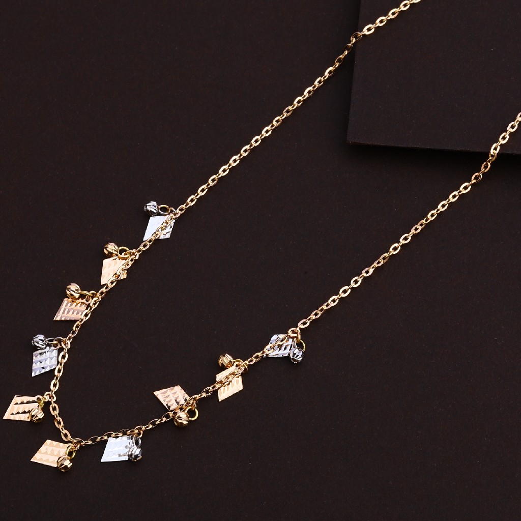 18KT Rose Gold Women's Fancy Tanmaniya  Necklace RTM127
