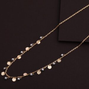 18KT Rose Gold Women's Classic Tanmaniya  Necklace RTM129