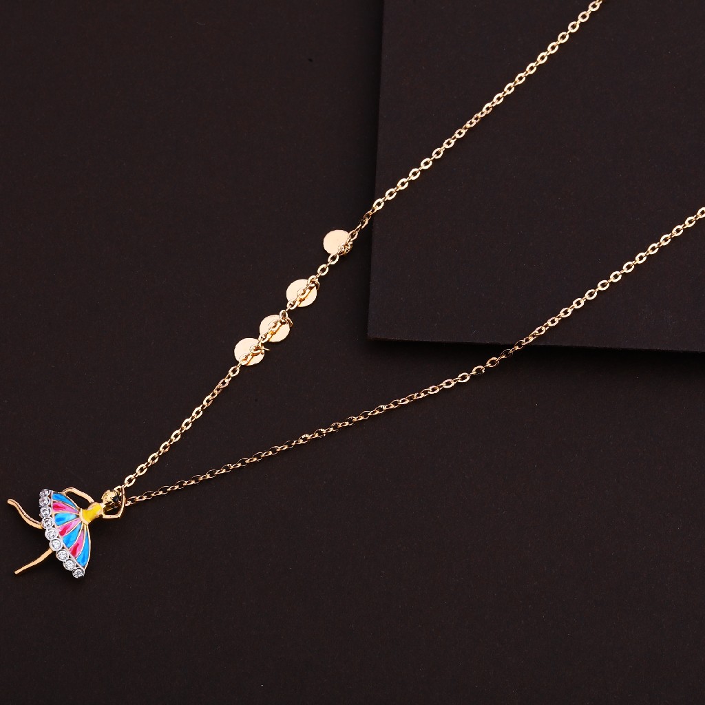 18KT Rose Gold Tanmaniya  Necklace RTM130