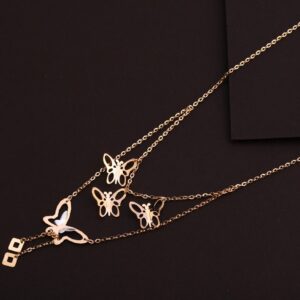 18KT Rose Gold Exclusive Hallmark Necklace RTM135