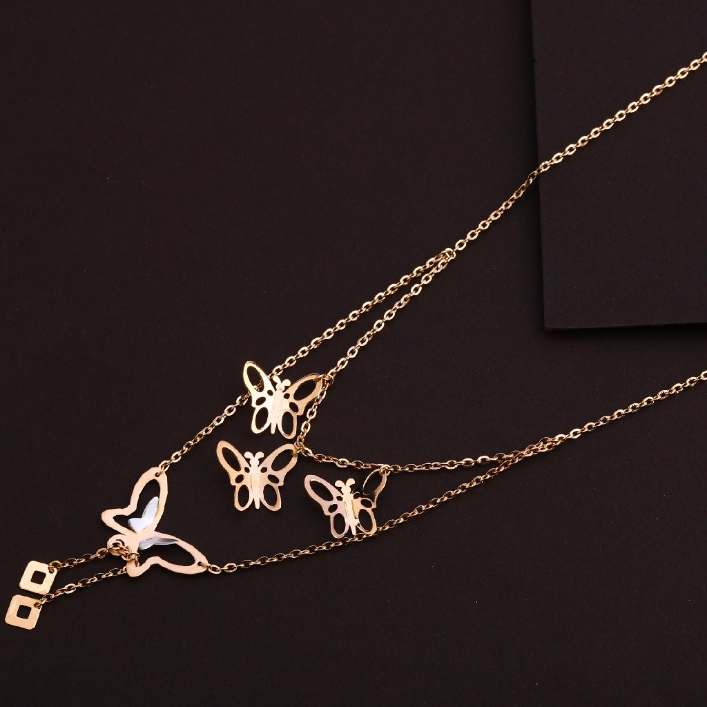 18KT Rose Gold Exclusive Hallmark Necklace RTM135