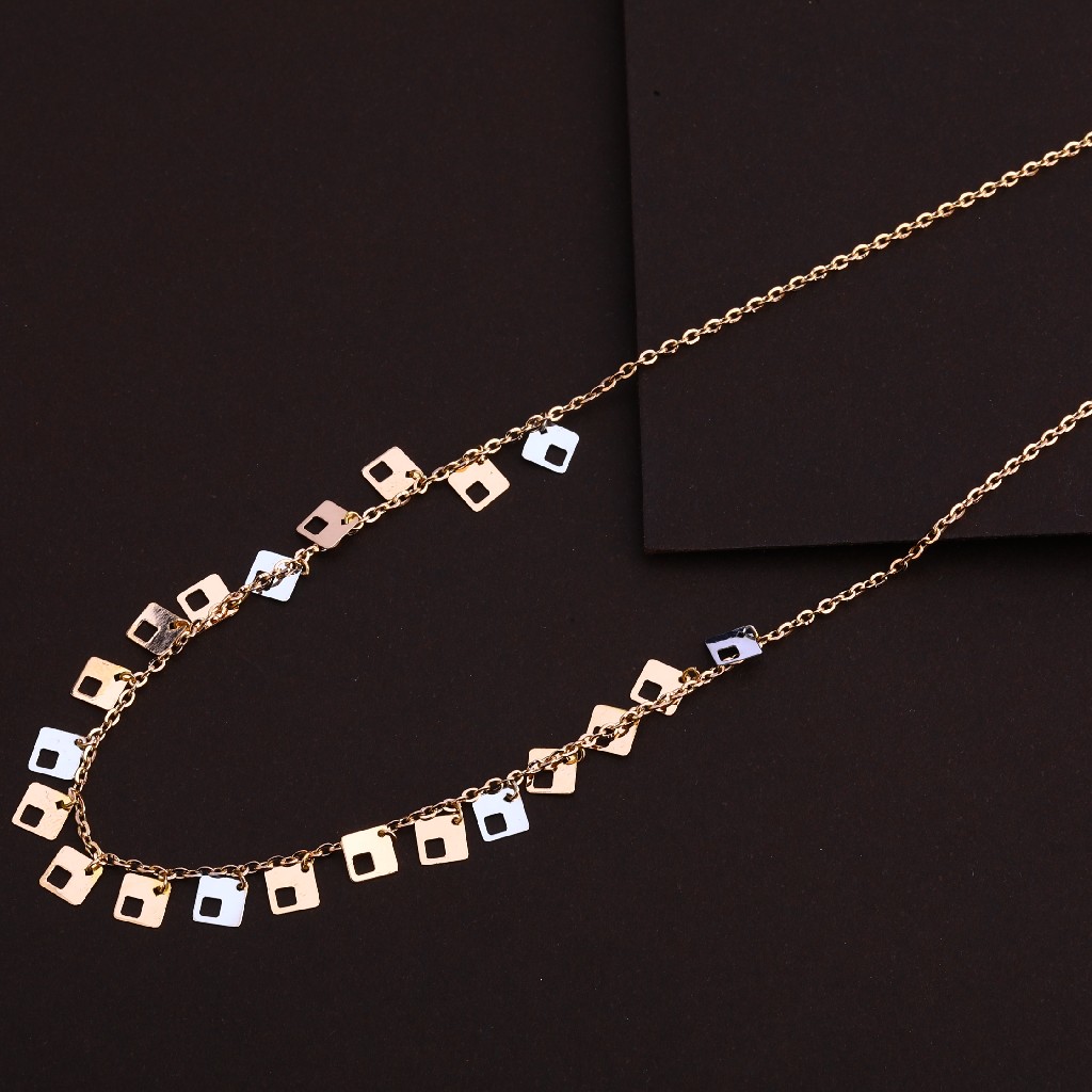 18KT Rose Gold Ladies Hallmark Necklace RTM138