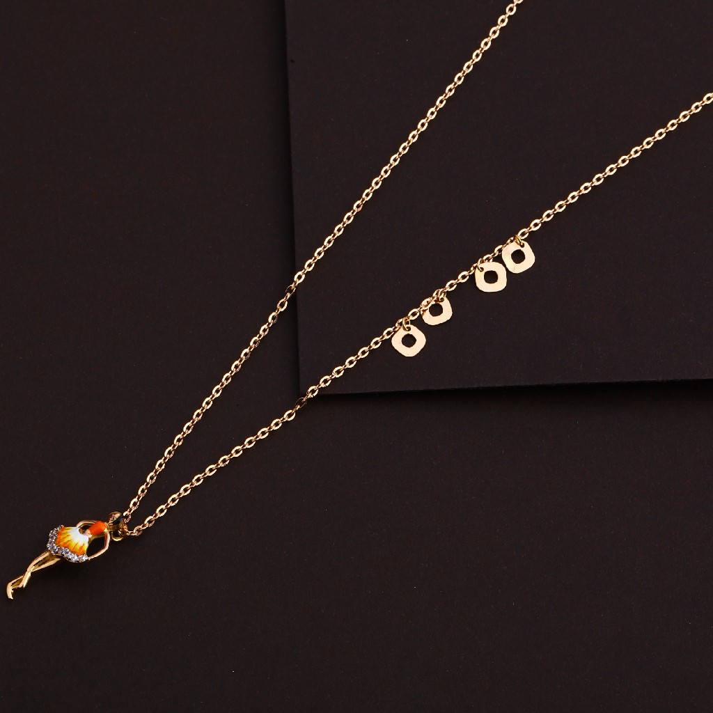 18KT Rose Gold Hallmark Necklace Tanmaniya RTM137
