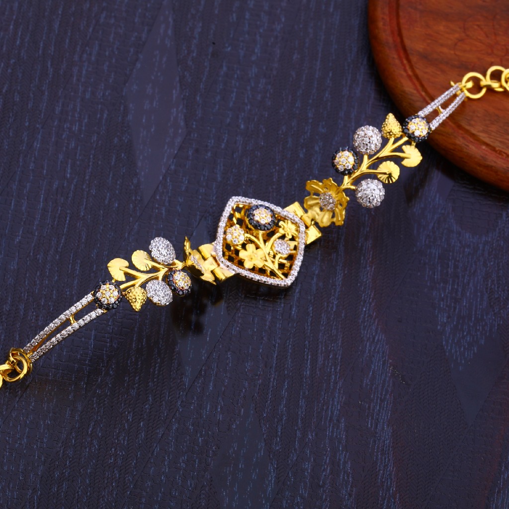 916 Gold Stylish Hallmark Bracelet LB274