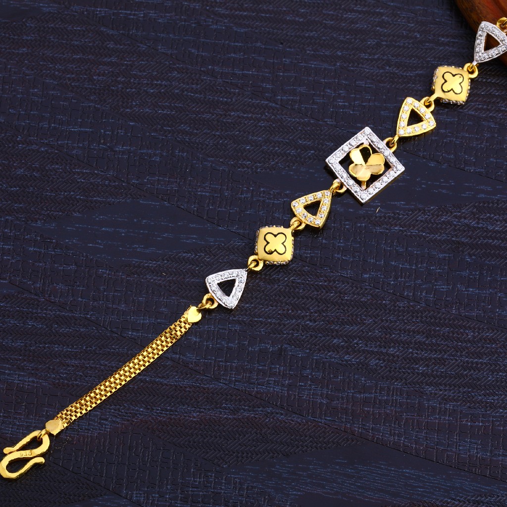 22Kt Gold ladies Designer Bracelet LB256