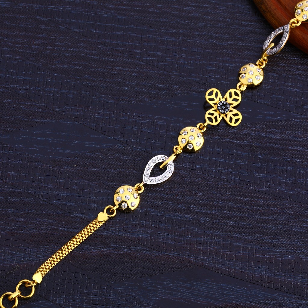 22Kt Gold ladies Classic Bracelet LB257
