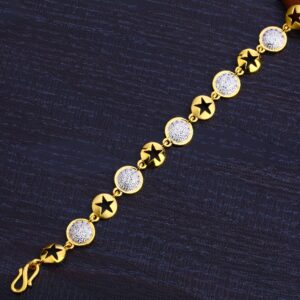22Kt Gold Cz Women's Bracelet LB261