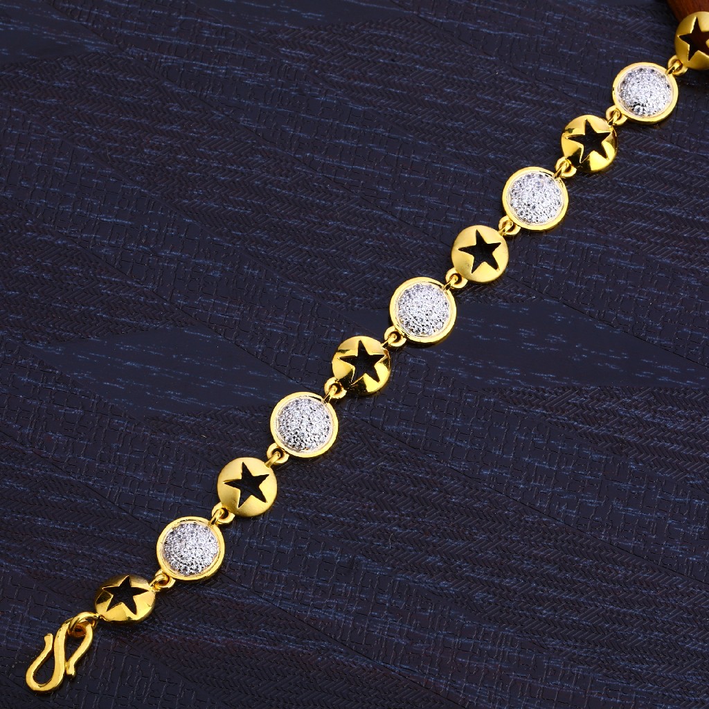 22Kt Gold Cz Women's Bracelet LB261