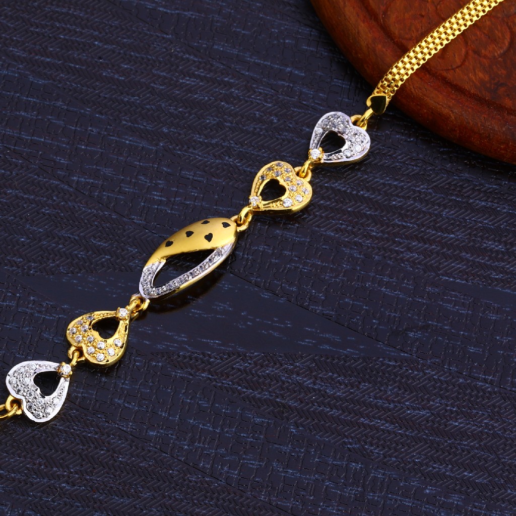 22KT Gold Women's Designer Bracelet LB264 - Image 2