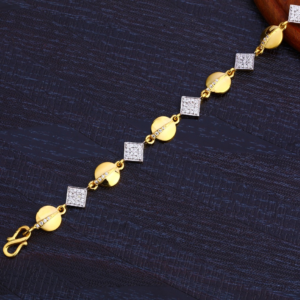 22KT Gold Women's Classic Bracelet LB265