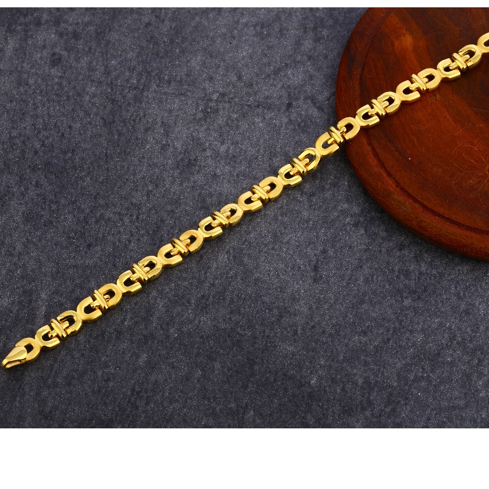 22Kt Gold Exclusive  Hallmark Plain Bracelet LPBR44