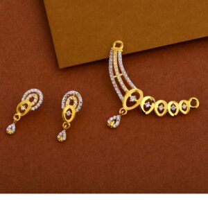 916 Gold  Mangalsutra Women's Classic Pendant Set MP248