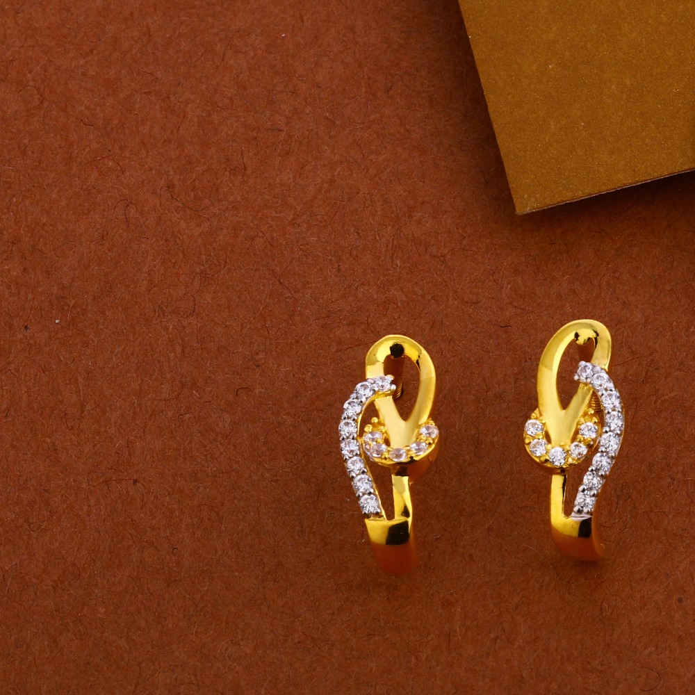22kt Gold cz Exclusive Mangalsutra Pendant Set MP240 - Image 2