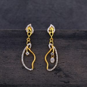 916 Gold Hallmark Stylish Earring Jhummar LJE246