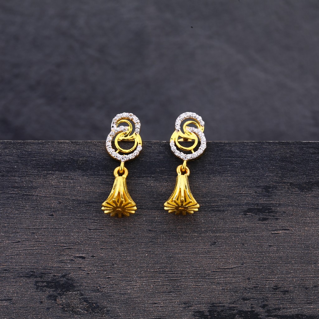 916 Gold Hallmark Exclusive Earring Jhummar LJE248