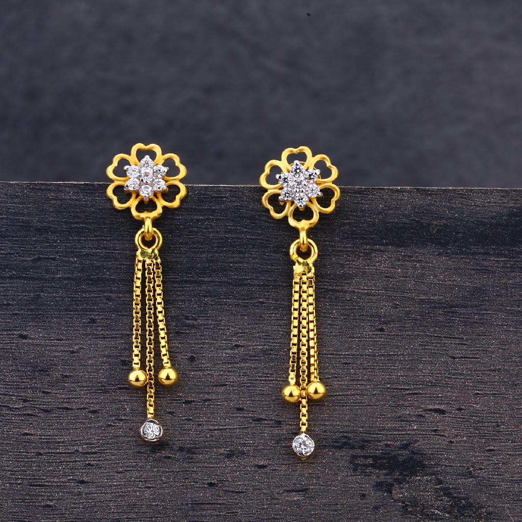 22CT Gold Women's  Designer Jhummar LJE257