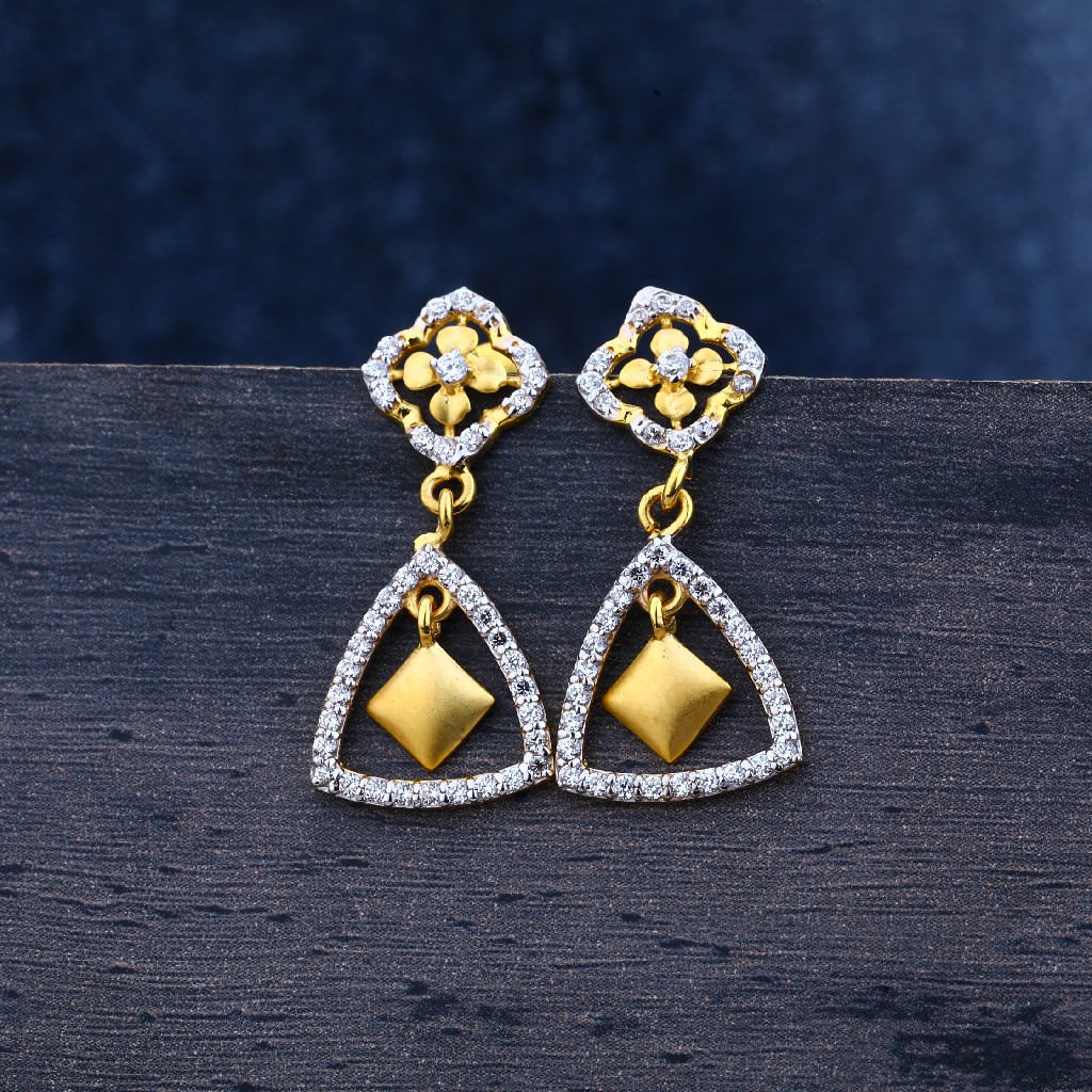 916  Gold CZ Fancy Earring Jhummar LJE134