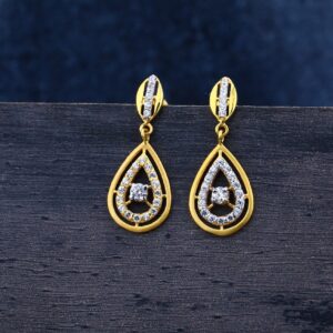 916  Gold CZ Exclusive  Earring Jhummar LJE135