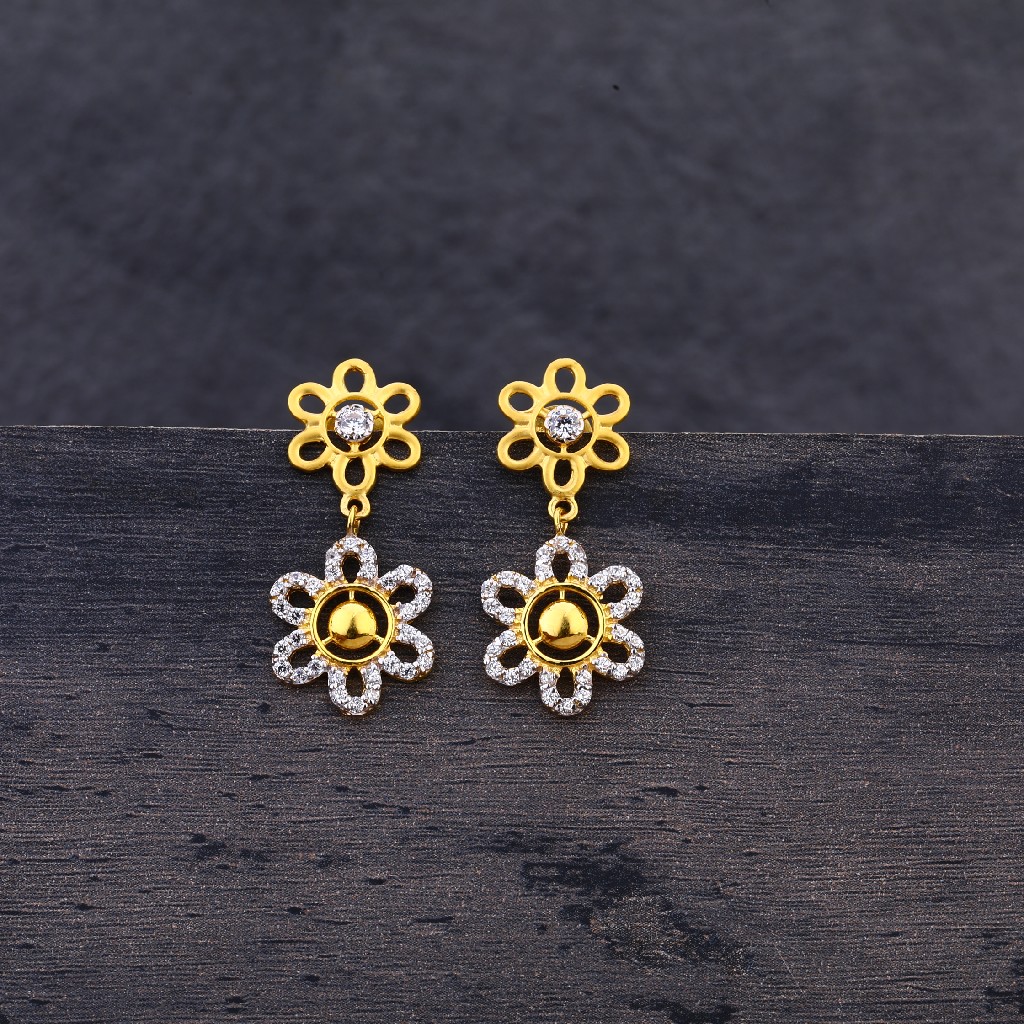 916 Gold Hallmark Classic  Earring Jhummar LJE199