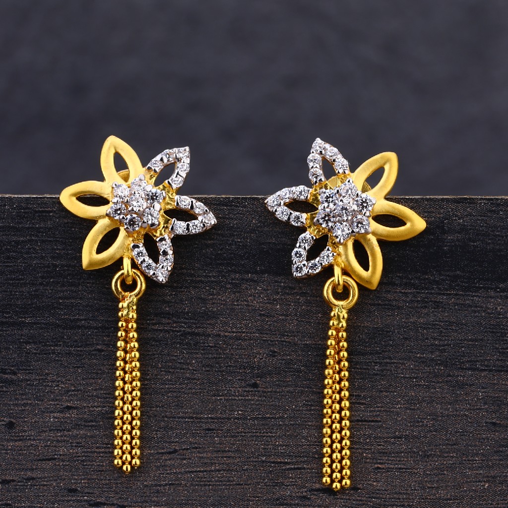 916 Gold Hallmark Earring Jhummar LJE201