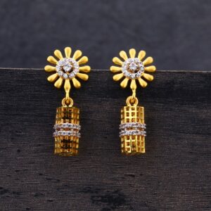 916 Gold Stylish Earring Jhummar LJE202