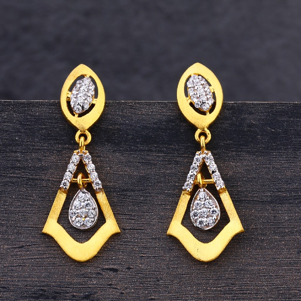 916 Gold Fancy Earring Jhummar LJE204