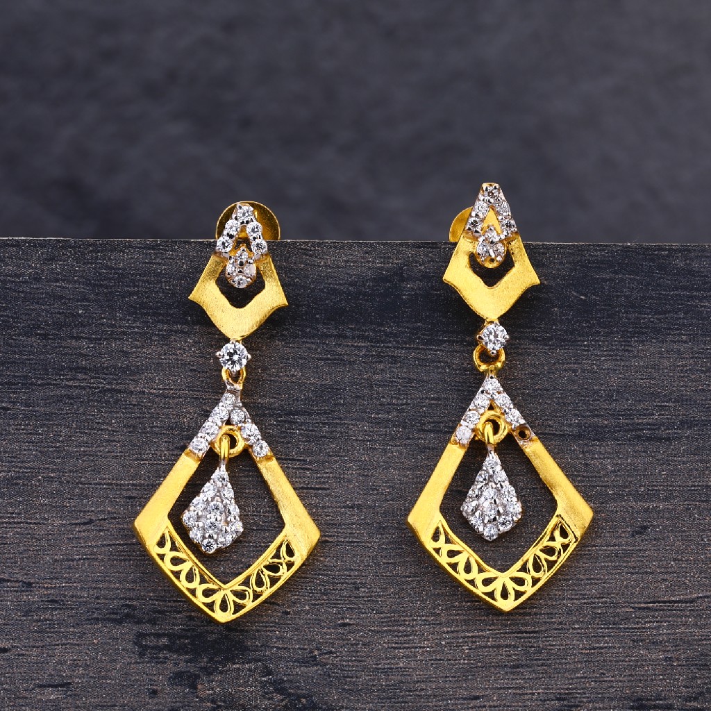 916 Gold Classic  Earring Jhummar LJE207