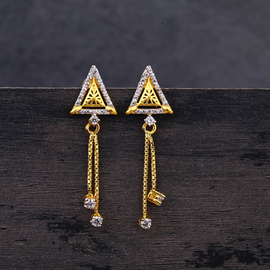 22CT Gold Hallmark Stylish Jhummar Earring LJE217