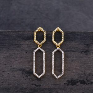 22CT Gold Hallmark Fancy Jhummar Earring LJE218