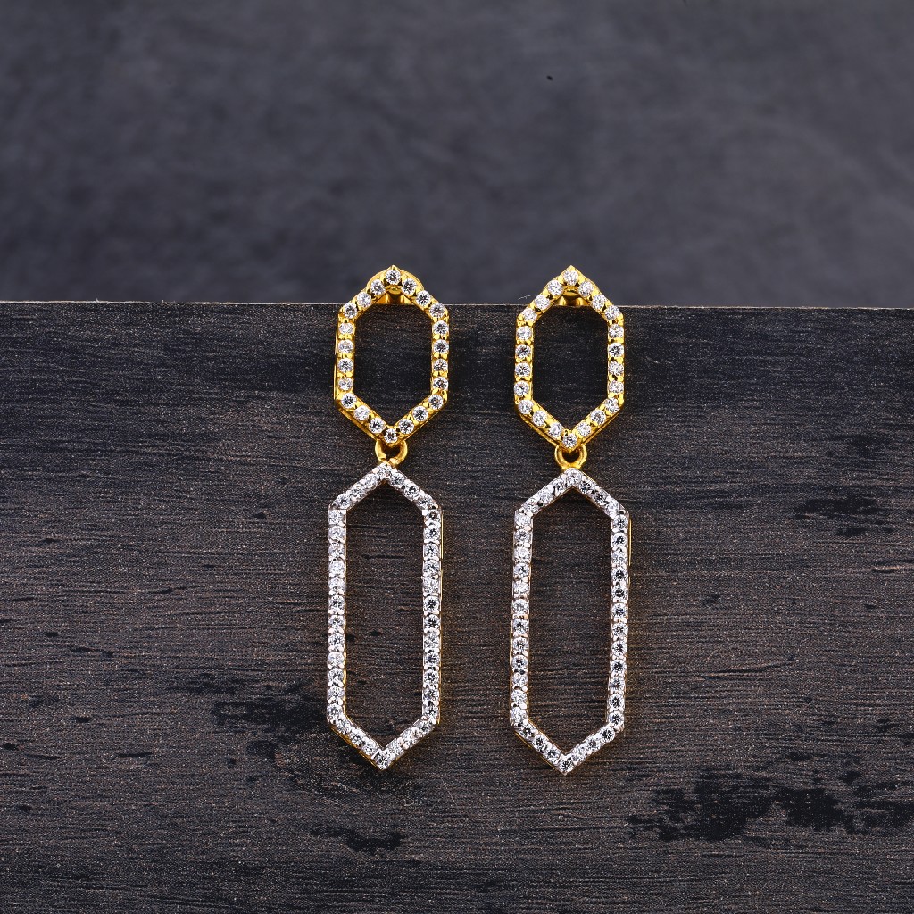 22CT Gold Hallmark Fancy Jhummar Earring LJE218