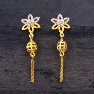 22CT Gold Designer Jhummar Earring LJE228