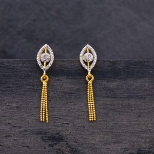 22CTGold Jhummar Earring LJE232