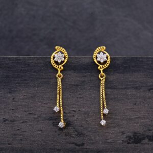 22Kt Gold Women's Fancy Hallmark Earring LJE236