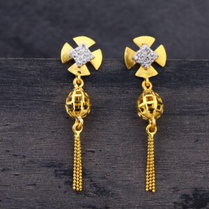 22Kt Gold Women's Hallmark Earring LJE240