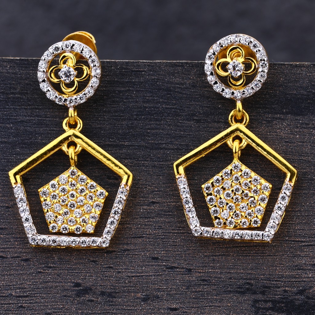 22KT Gold Exclusive Hallmark Zhummar  Earring LJE153