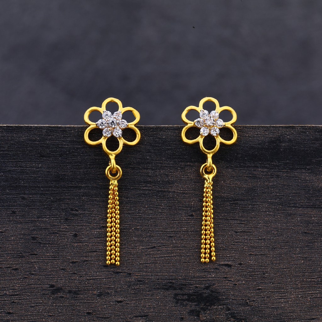 916 Gold Women's Fancy Jhummar Earring LJE165