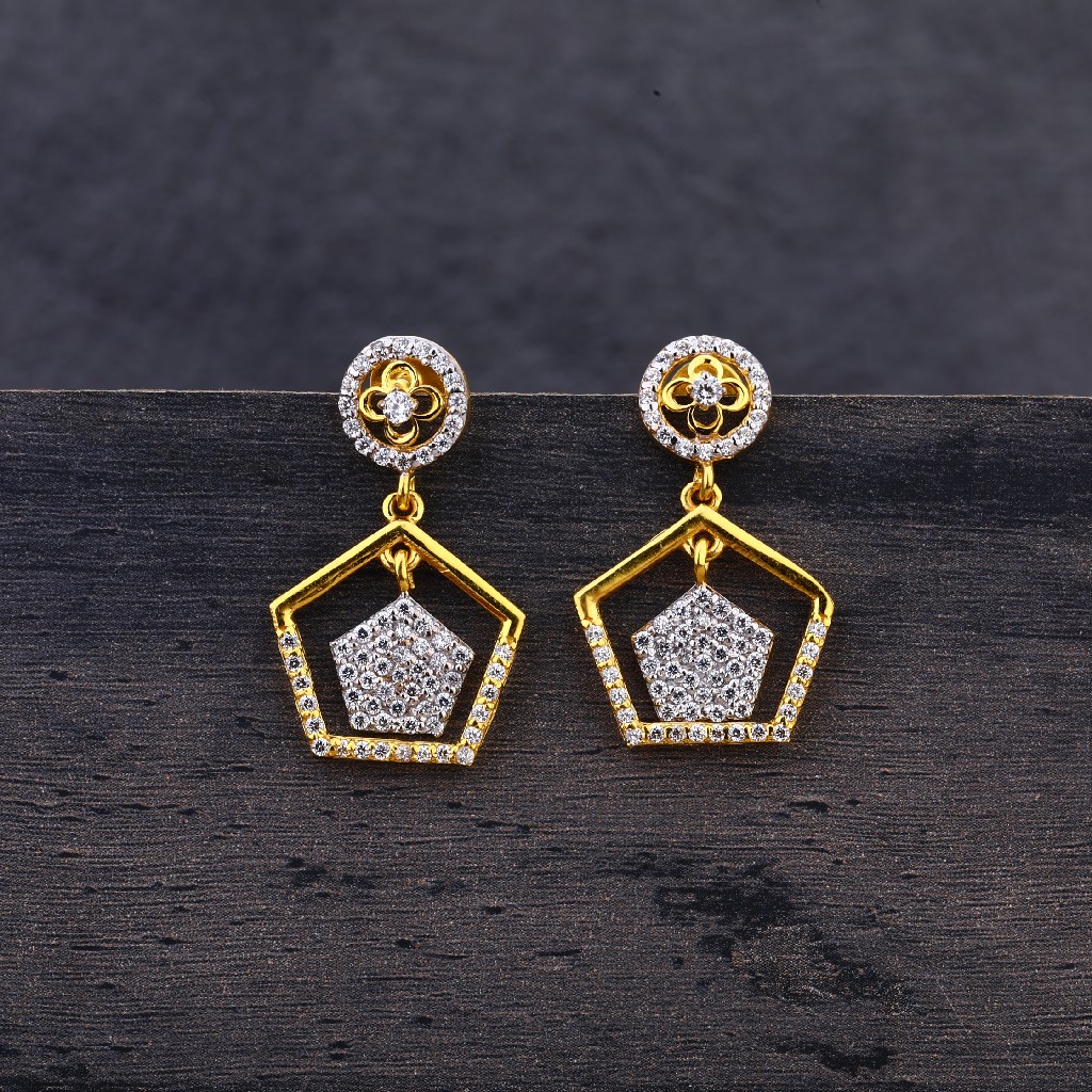 916 Gold Hallmark Stylish Jhummar Earring LJE179