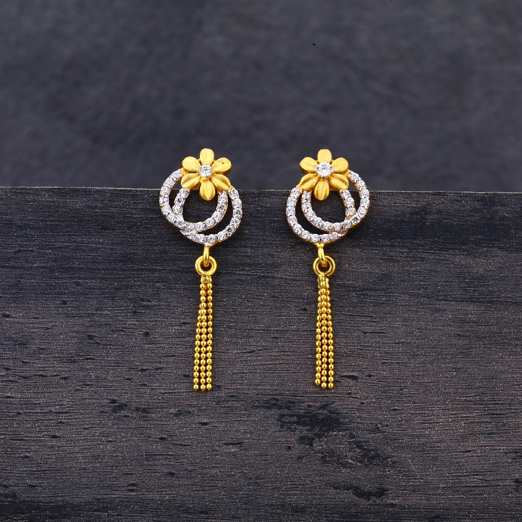 916 Gold Hallmark Classic Jhummar Earring LJE185