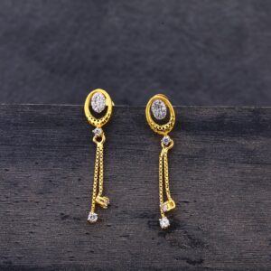 916 Gold Hallmark Latkan Jhummar Earring LJE186