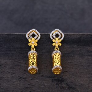 916 Gold Hallmark Ladies Jhummar Earring LJE187