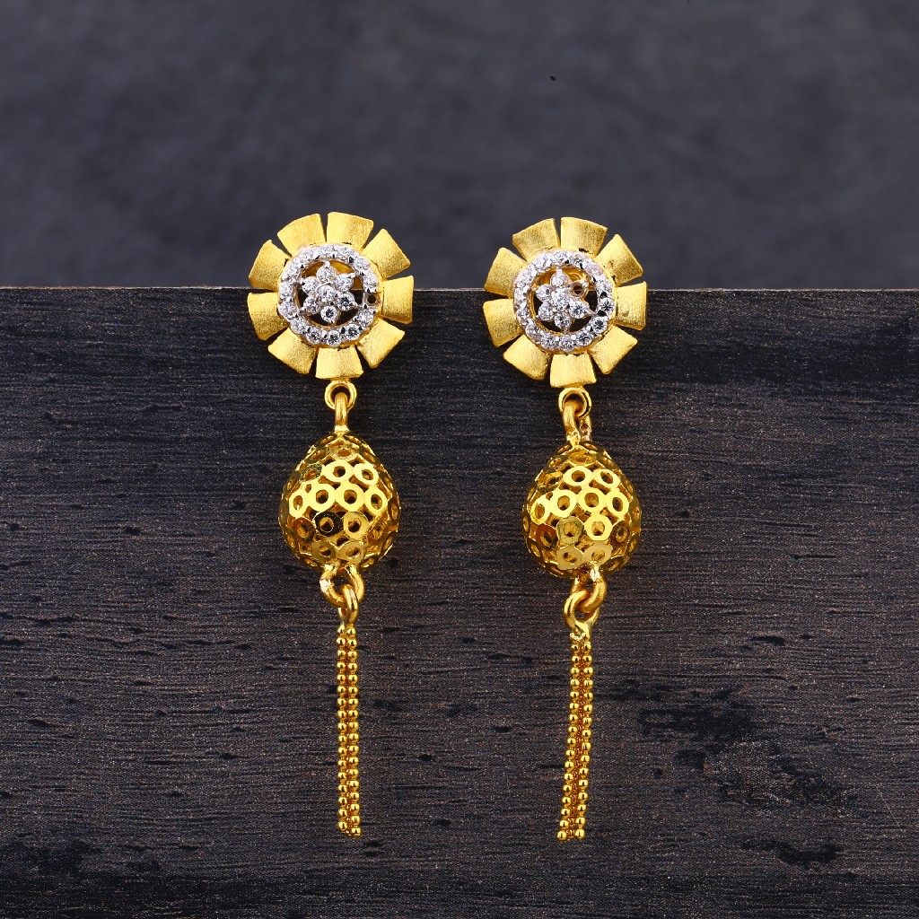 916 Gold Fancy Jhummar Earring LJE190