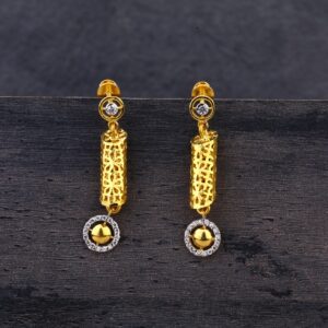 916 Gold Designer  Jhummar Earring LJE192