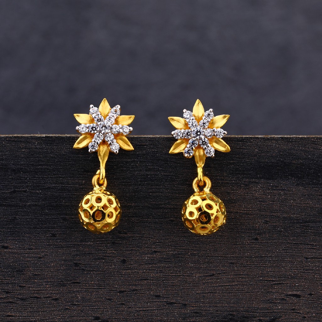 916 Gold Classic Jhummar Earring LJE193