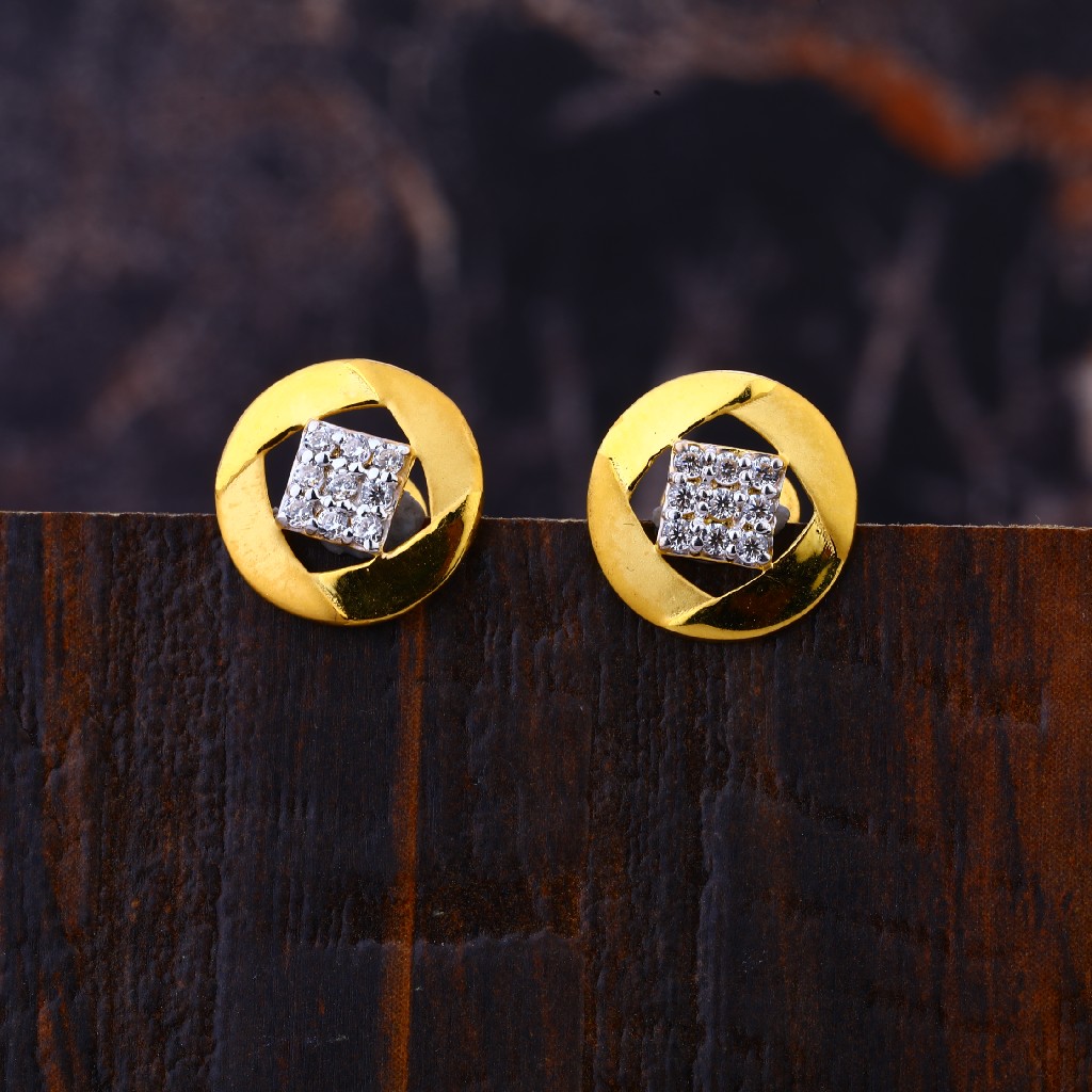 916 Gold Cz Earring LFE330
