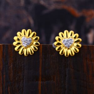 22KT Diamond Designer Hallmark Earring LFE325