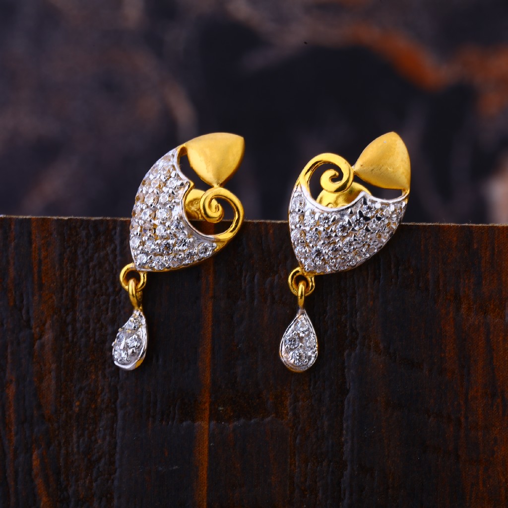 22KT Diamond Hallmark  Earring LFE322