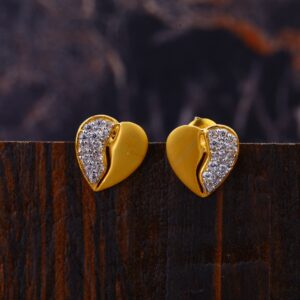 22KT Gold Designer Women's Cz  Earring LFE318